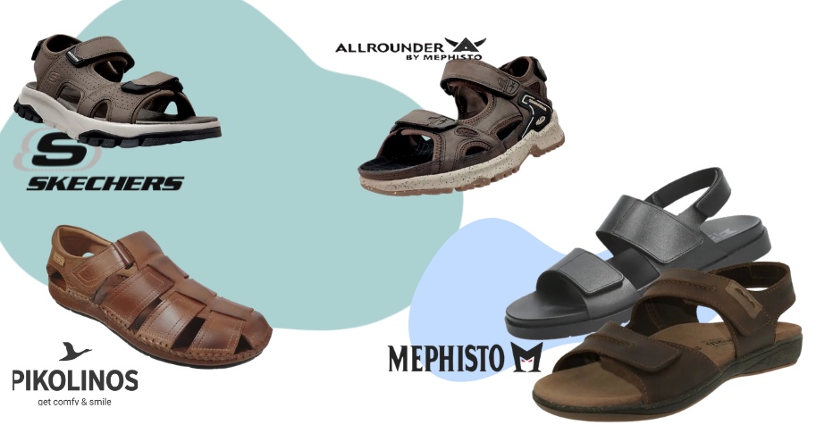 Sandales, nu-pieds pour homme